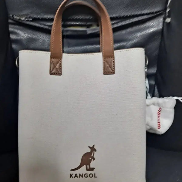 [BUNJANG] Kangol Duo Canvas Mini Tote Bag / 캉골 듀오 캔버스 미니 토트백