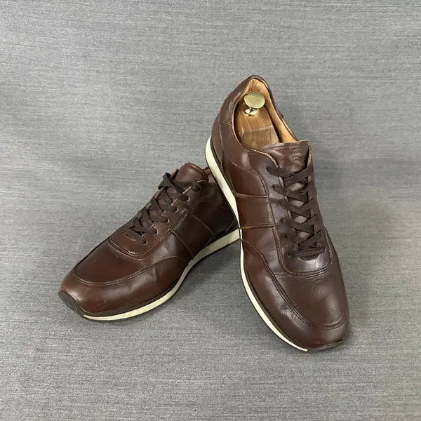 [BUNJANG] Massimo Dutti Natural Leather Sneakers Men's 285mm / 마시모두띠 천연가죽 스니커즈/남성(285mm)/s2222