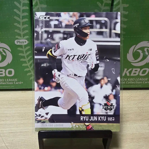 [BUNJANG] 2026 KBO SCC Yu Jun-gyu Baseball Base Card / 2026 scc kbo 오피셜+ KT 유준규 베이스 판매합니다.