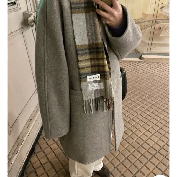 [BUNJANG] Dearest Beignet Wool Coat Grey / 메이비베이비 Dearest Beignet 울코트 그레이