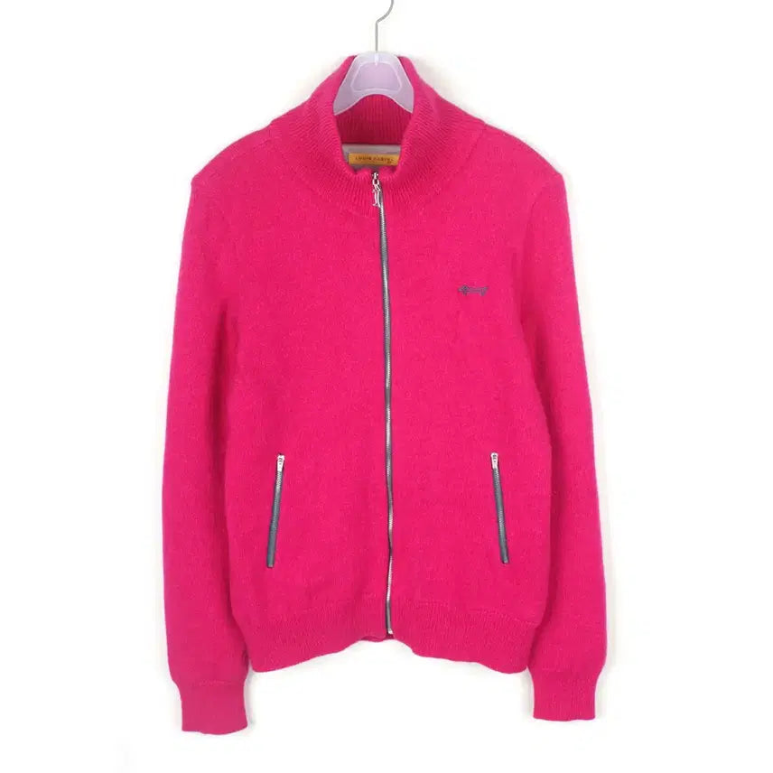 [BUNJANG] Louis Castel Wool Blend Zip-Up Knit Cardigan / 루이까스텔 집업 니트 여성M 울혼방 골프 가디건 NG11856