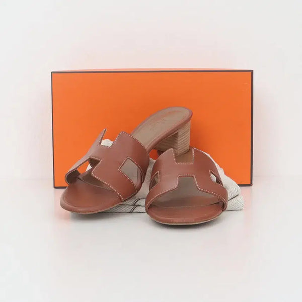 [BUNJANG] Hermes Oasis H071002Z Sandals / 에르메스 오아시스 슬리퍼 H071002Z 38
