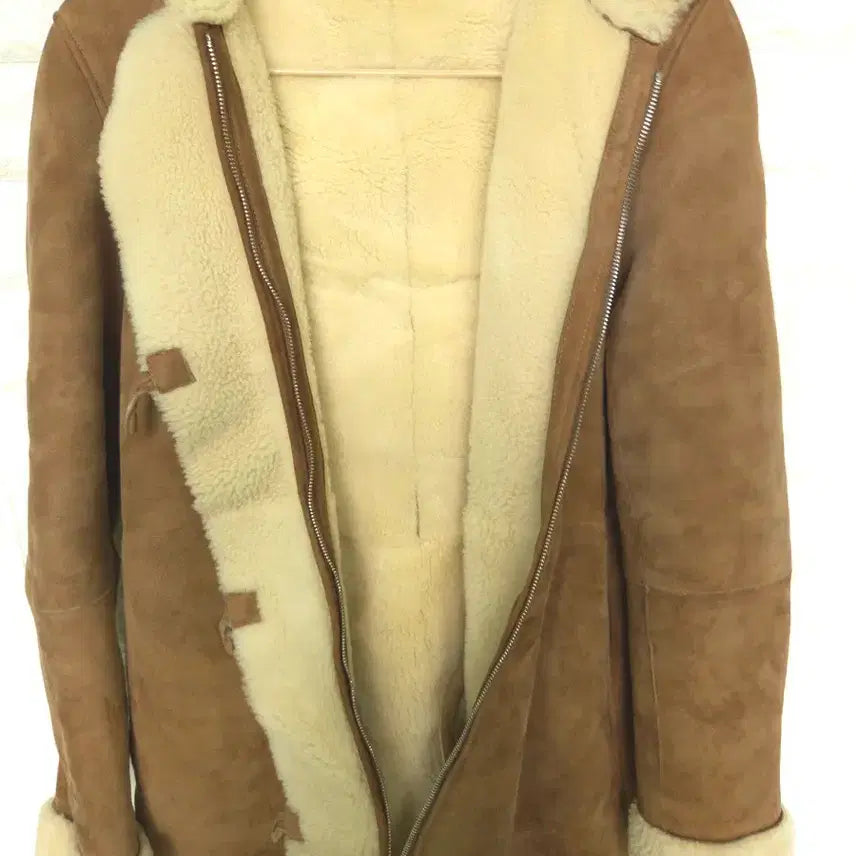 [BUNJANG] A.P.C. Real Lambskin Shearling Biker Jacket / 아페쎄(A.P.C.) 리얼 양가죽 양털 시어링 무스탕 자켓
