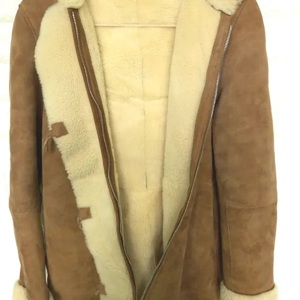 [BUNJANG] A.P.C. Real Lambskin Shearling Biker Jacket / 아페쎄(A.P.C.) 리얼 양가죽 양털 시어링 무스탕 자켓