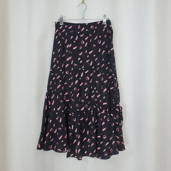[BUNJANG] SJSJ Black Flare Skirt / 한섬 SJSJ 플레어스커트 27-28