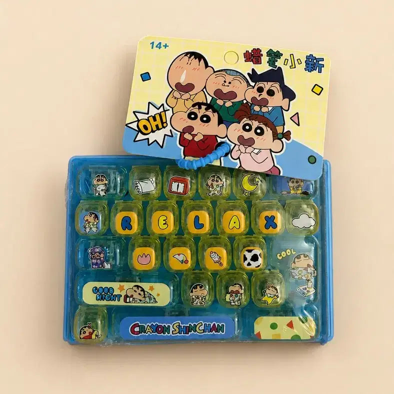 [BUNJANG] Crayon Shin-chan Large Keyboard Keycap Set / 짱구는못말려 키보드 키캡 대왕키캡