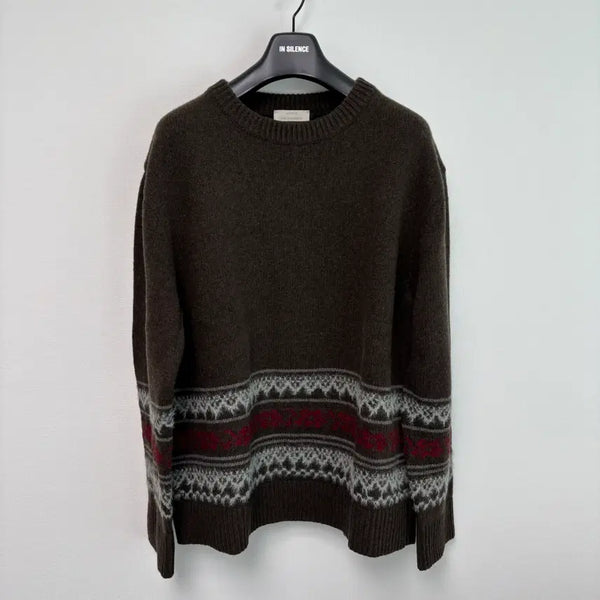 [BUNJANG] Amentto Jacquard Sweater Knit (L) / (L) 아모멘토 자카드 스웨터 니트