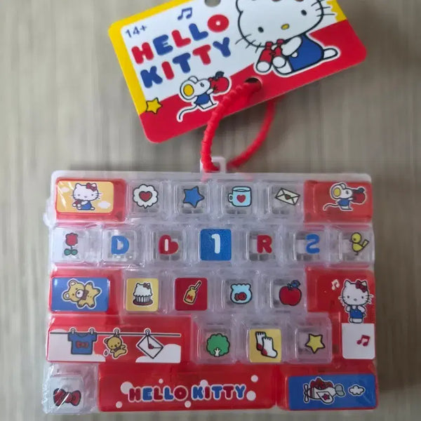 [BUNJANG] Hello Kitty Giant Keycap Keychain / 새상품)헬로키티 대왕 키캡 키링 팔아요~