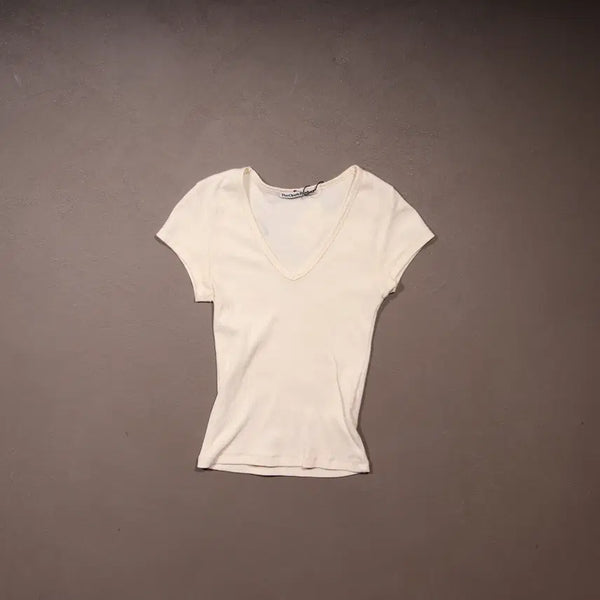 [BUNJANG] Open Product Ribbed Crop Top A1160 / 오픈프로덕트 골지 크롭탑 A1160