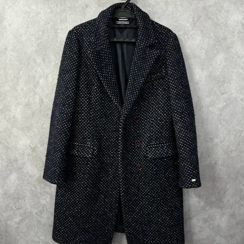 [BUNJANG] Tommy Hilfiger Long Tweed Coat XS / 타미힐피거 롱 트위드 코트  XS