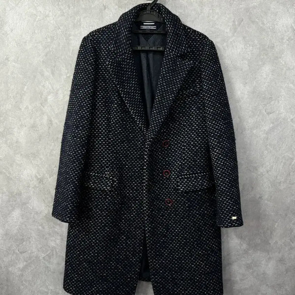 [BUNJANG] Tommy Hilfiger Long Tweed Coat XS / 타미힐피거 롱 트위드 코트  XS