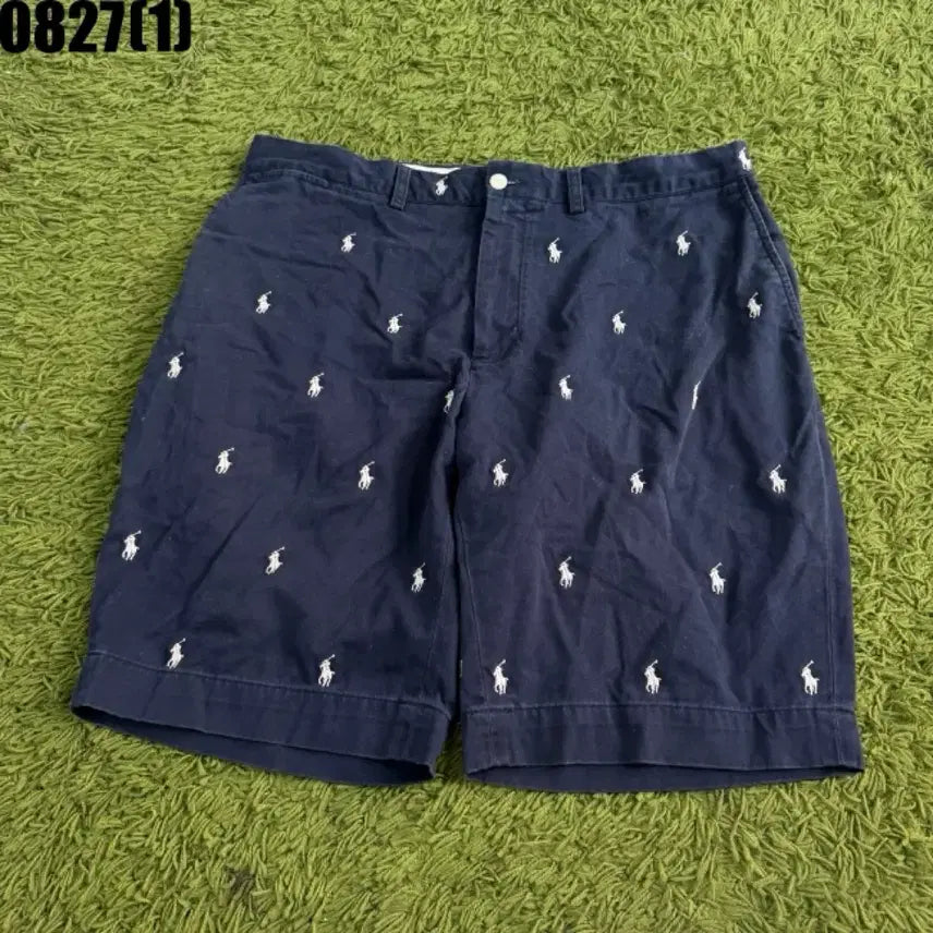 [BUNJANG] Polo Ralph Lauren Navy Bear Pattern Shorts / 폴로 랄프로렌 네이비 곰돌이 패턴 반바지