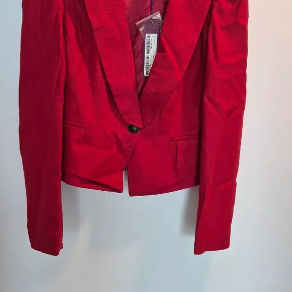 [BUNJANG] Roem Red Shoulder Puff Jacket (Size 55) / 새상품-로엠 레드 어깨퍼프 자켓