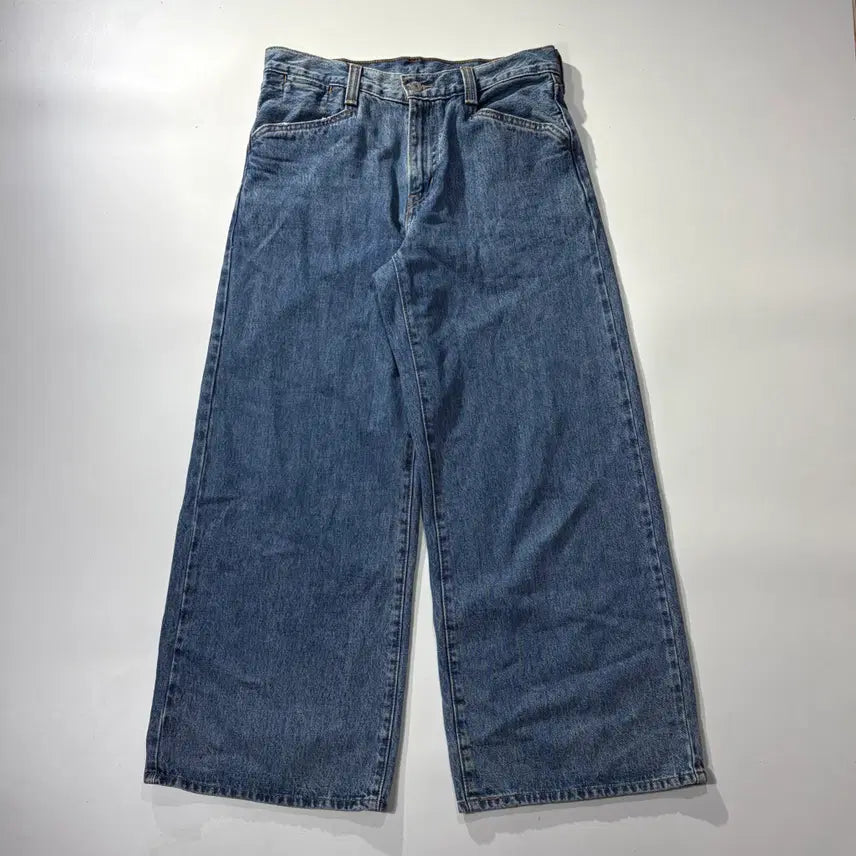[BUNJANG] Levi's Light Wash Wide Leg Denim Pants / 리바이스 연청 와이드 데님 팬츠