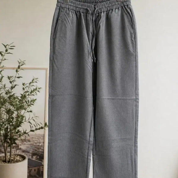 [BUNJANG] Unisex Grey Banding Slacks / 그레이 밴딩 슬랙스 남여공용