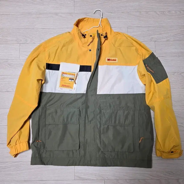 [BUNJANG] Kodak Mailer Chamber Jacket Windbreaker Yellow / 코닥 메일러 챔버 자켓 바람막이 옐로우