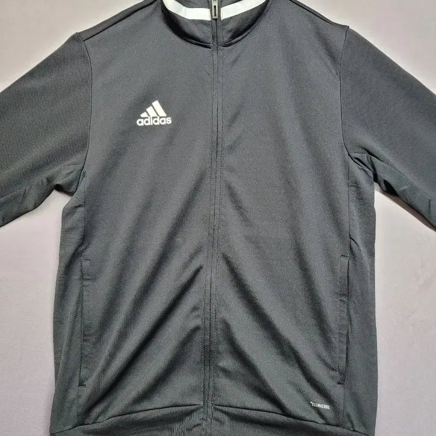 [BUNJANG] Adidas Black Training Zip-Up Jacket / 아디다스 검정색 트레이닝 집업