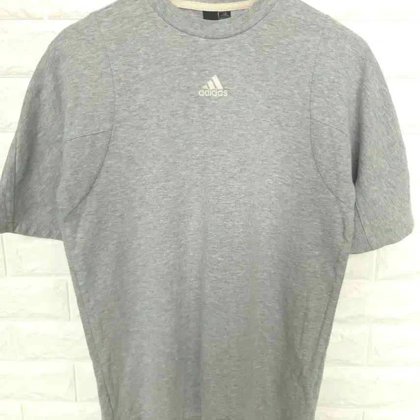 [BUNJANG] Adidas Short Sleeve T-Shirt Grey / 아디다스 반팔 티셔츠 회색