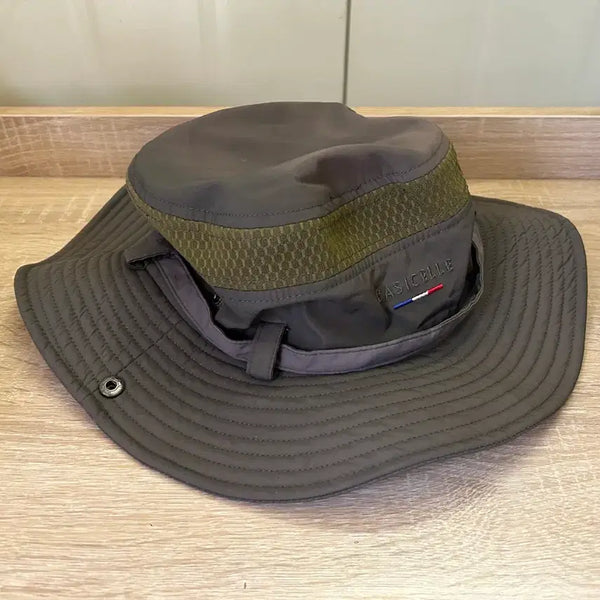 [BUNJANG] ELLE Khaki Bucket Hat / ELLE 벙거지 모자 카키색 등산모자 낚시모자