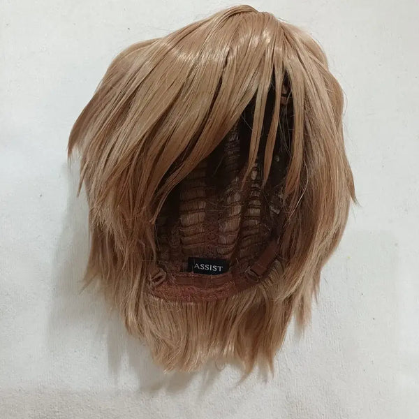 [BUNJANG] Rose Beige Cut Wig - Cosplay / 세팅 로즈베이지 컷가발 코스프레