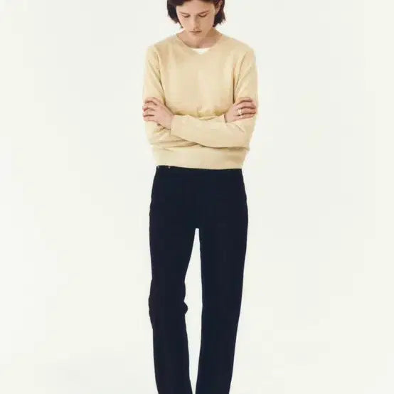 [BUNJANG] Leete Studio Classic Straight Black Denim Jeans / 르에떼 클래식 스트레이트 블랙데님