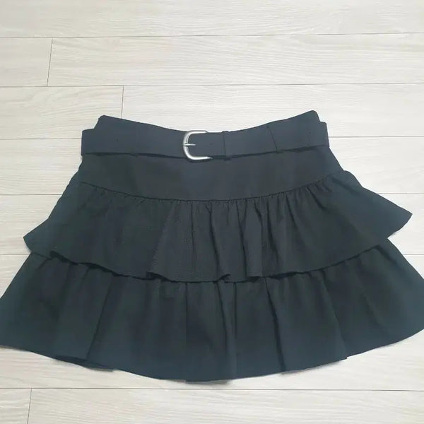 [BUNJANG] Viva Ruby Tiered Frill Skirt (Black) / (새상품)비바루비 티어프릴스커트