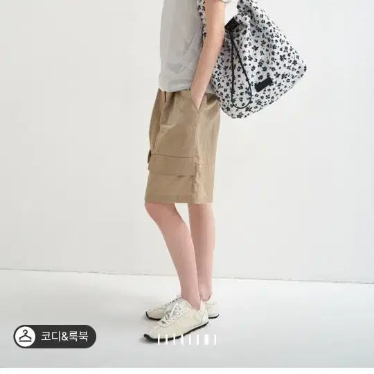 [BUNJANG] System Floral Drawstring Bag / 시스템 플로럴 드로우백 (택채새상품)