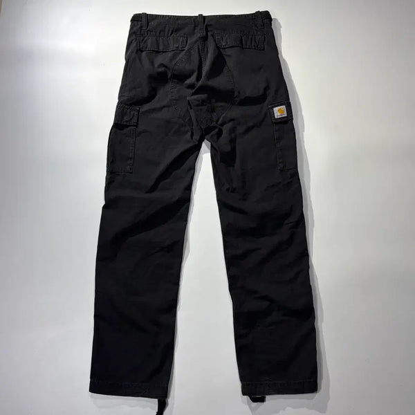 [BUNJANG] Carhartt Black Ripstop Cargo Work Pants / 칼하트 블랙 립스탑 카고 워크팬츠