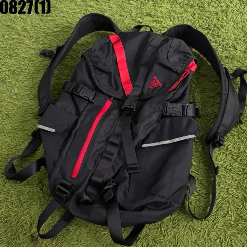 [BUNJANG] Nike ACG Backpack Black Red / 나이키 ACG 백팩 블랙 레드