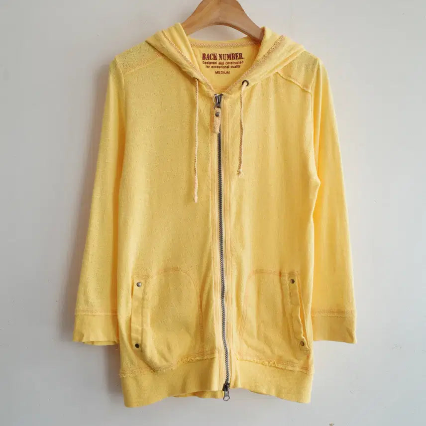 [BUNJANG] BACK NUMBER Two-Way Zip-Up Hoodie / BACK NUMBER 백넘버 투웨이 집업 후디