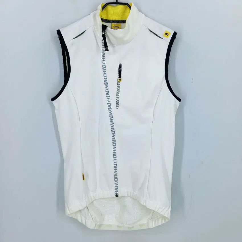 [BUNJANG] Mavic Women's Slim Fit Functional Zip Vest Ivory M / 마빅 여성 춘추 슬림 기능성 집업조끼 아이보리M (HU46631)