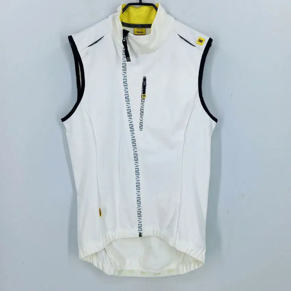 [BUNJANG] Mavic Women's Slim Fit Functional Zip Vest Ivory M / 마빅 여성 춘추 슬림 기능성 집업조끼 아이보리M (HU46631)