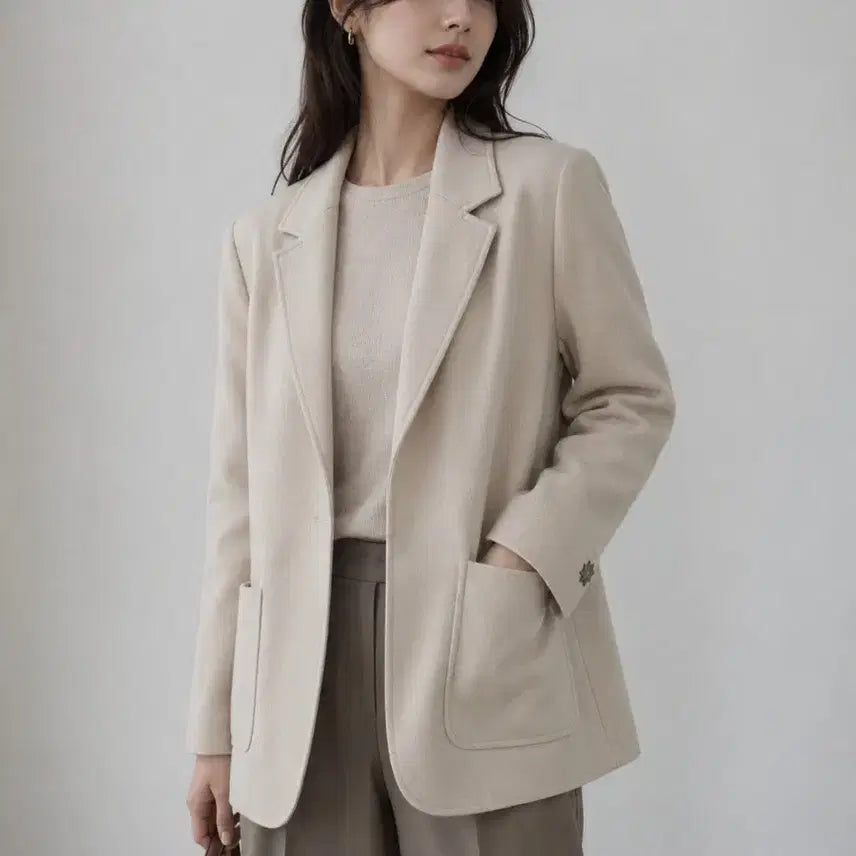 [BUNJANG] SYSTEM Women's Oversized Fit Jacket Size 55 / 시스템 여성 오버핏 자켓 55사이즈