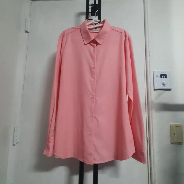 [BUNJANG] Millet M-Golf Women's 77 Span Shirt Pink / 밀레 엠골프 여성77 스판셔츠 핑크