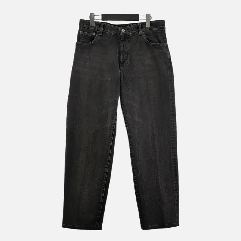 [BUNJANG] Unisex 33-inch Black Jeans / 블랙 공용 33인치 청바지 O1793