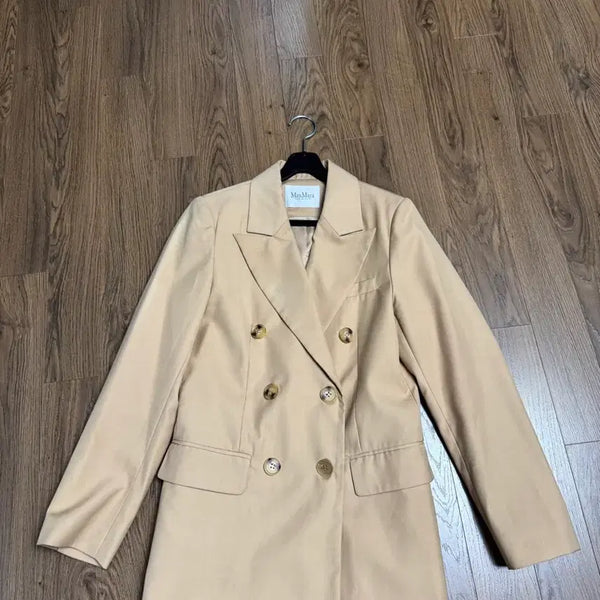 [BUNJANG] Max Mara Classic Double-Button Jacket Beige / 막스마라 기본자켓