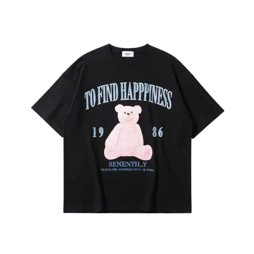 [BUNJANG] F/N9CK Oversized Printed Short-Sleeve T-Shirt / 여성F/ N9CK 프린팅 오버핏 반팔티셔츠 37-108