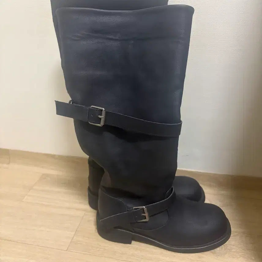 [BUNJANG] Negative Three Style Casual Buckle Boots / 네거티브쓰리 스타일의 보세 버클 부츠