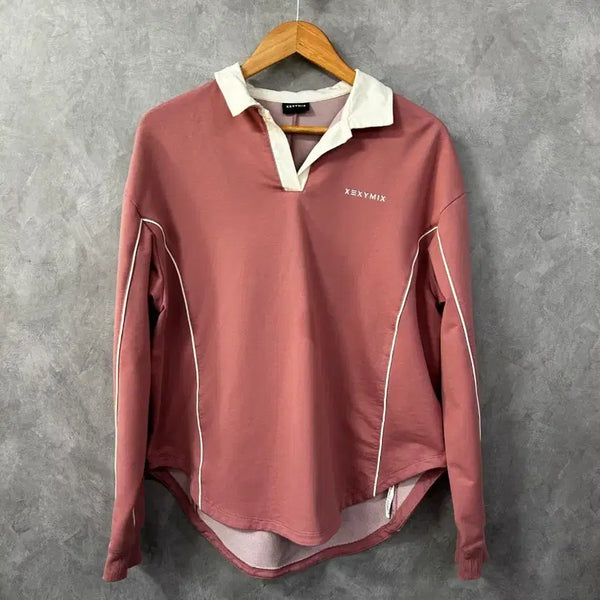 [BUNJANG] Xexymix Women's Long Sleeve Sweatshirt Pink S / 젝시믹스 여성 긴팔 맨투맨 핑크 S