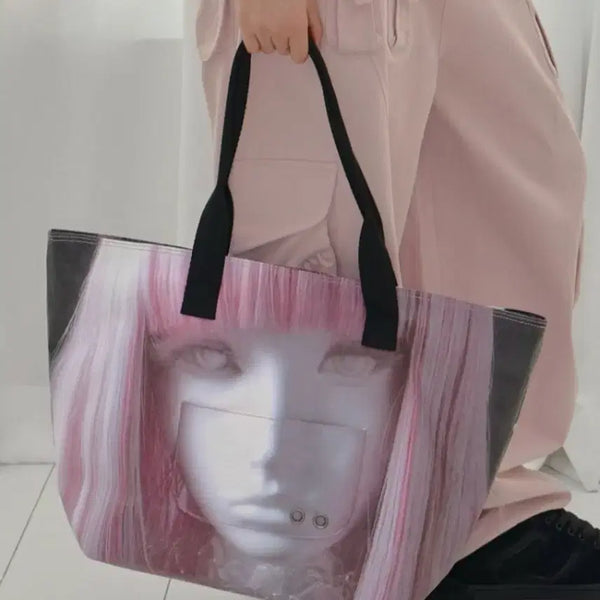 [BUNJANG] Fancy Club Doll Print Tote Bag / Fancy Club
