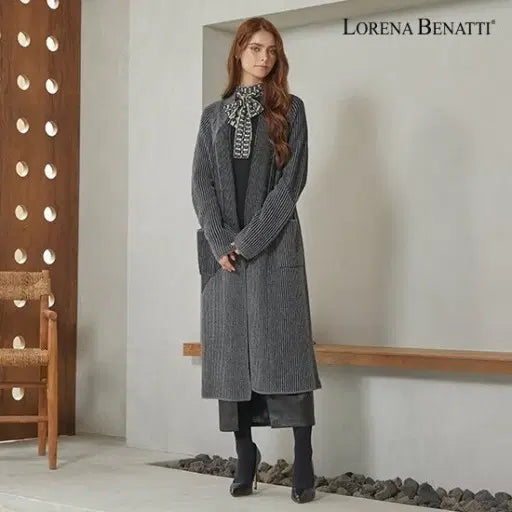 [BUNJANG] Lorena Benatti Cashmere Blend Long Cardigan / lorena benatti 로레나 베네티 신상 캐시미어 롱 가디건 L