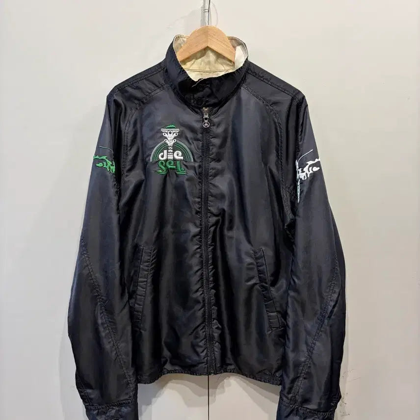 [BUNJANG] Diesel El Futuro Reversible Coach Jacket / 디젤 엘 푸투로 리버서블 코치 자켓
