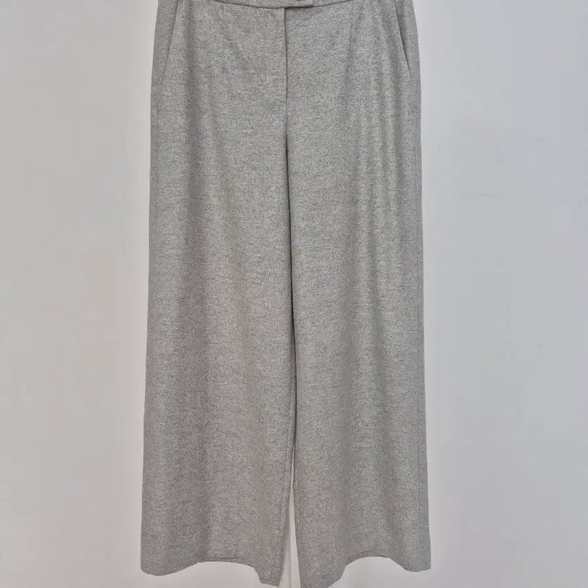 [BUNJANG] Hansome Mine Cashmere Wide Pants / 무배/  한섬마인 캐시미어 와이드바지