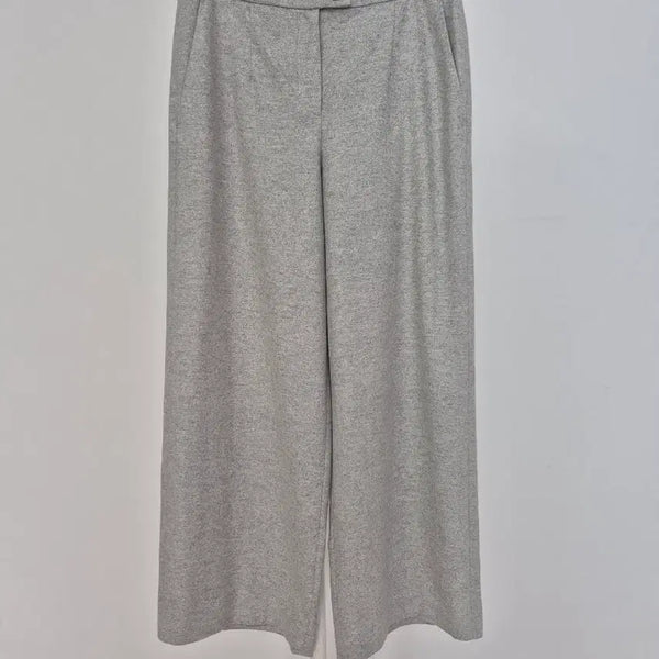 [BUNJANG] Hansome Mine Cashmere Wide Pants / 무배/  한섬마인 캐시미어 와이드바지