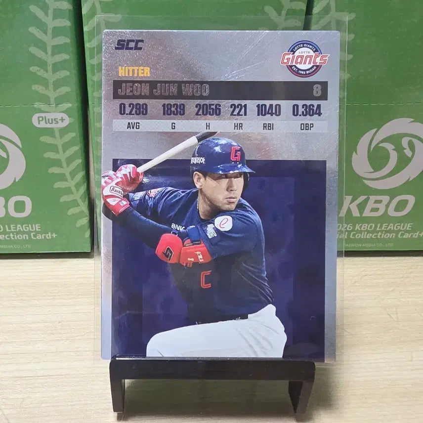 [BUNJANG] 2026 KBO Official Collection Jun-Woo Jeon Record Card / 2026 scc kbo 오피셜+ 롯데 전준우 레코드 판매합니다.