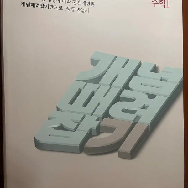 [BUNJANG] 2027 Jeungsungje Math Concept Mastery Textbook / 2027 정승제 수학 개념때려잡기