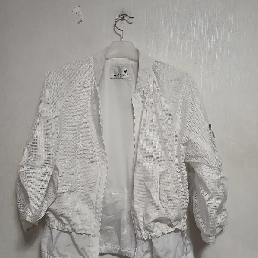 [BUNJANG] Wide Angle Women's Golf Jacket White Mesh Size 95 / 여성95 와이드앵글 자켓