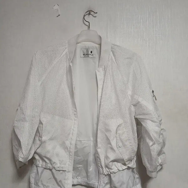 [BUNJANG] Wide Angle Women's Golf Jacket White Mesh Size 95 / 여성95 와이드앵글 자켓