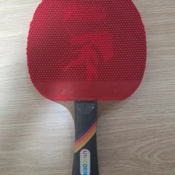 [BUNJANG] DHS Butterfly Unicorn + Monkey Rubber Long Pips Table Tennis Blade / 사우어앤트뢰거 유니콘+몽키 러버 롱핌플 독일 라켓
