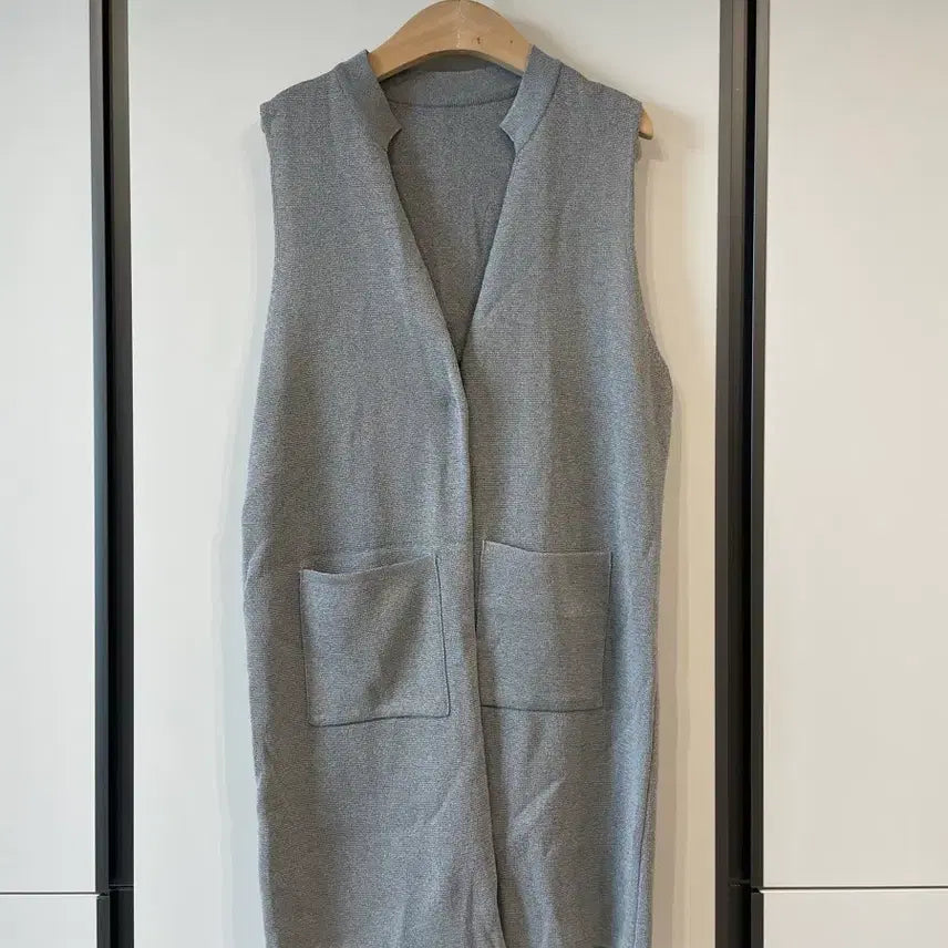 [BUNJANG] Grey Knit Vest / 니트 조끼 그레이